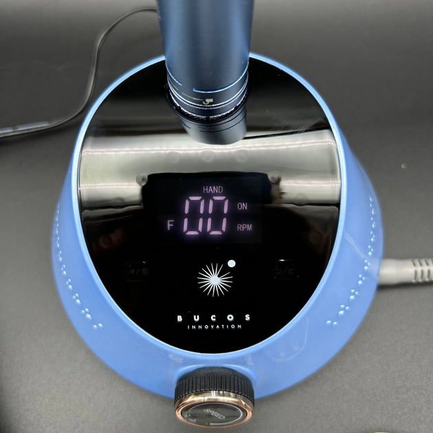 Фрезер для манікюру BUCOS X2 PRO 35000 об/хв 65 Вт Blue Ocean - зображення 2