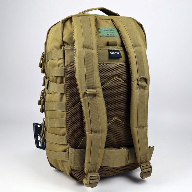 Рюкзак тактический Mil-Tec Large assault pack Coyote 36 литров - изображение 2