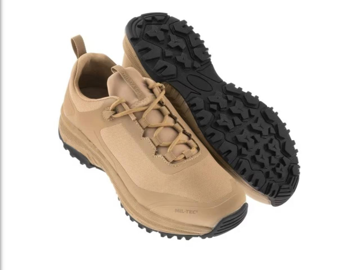 Чоловічі армійські чоботи черевики черевики Mil-Tec койот 40.5 розмір взуття для екстремальних умов активного відпочинку служби та тренувань - зображення 1