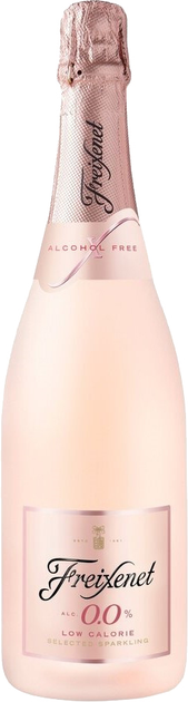 Вино ігристе Freixenet Alcohol Free Sparkling Rose рожеве напівсухе низькокалорійне 0.75 л Безалкогольне (8410384053073) - зображення 1