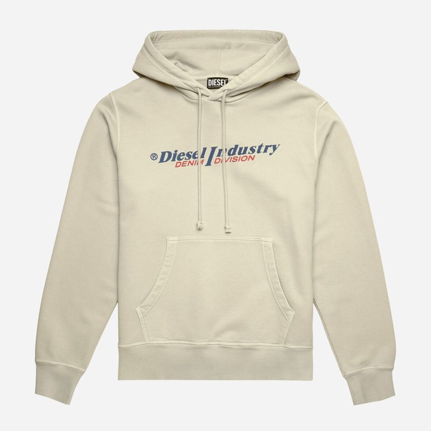 Bluza męska z kapturem Diesel S-GINN-HOOD-IND A037440AJIH7DV S (3US) Beżowa (8057718969886) - obraz 5