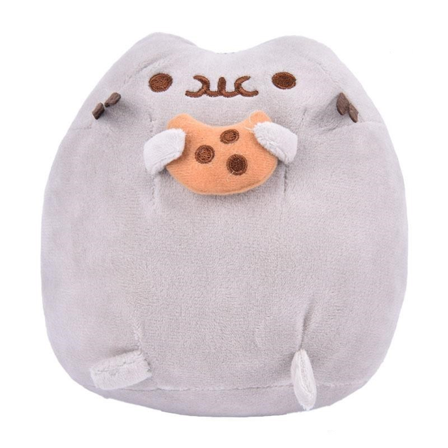 Плюшевая мягкая игрушка Кот Пушин с печеньем 15х15 см Pusheen Cat ...