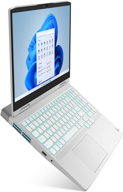 Ноутбук Lenovo IdeaPad Gaming 3 15IAH7 (82S900VMPB) Glacier White - зображення 5