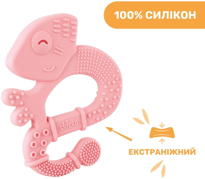 Прорізувач для зубів Chicco Ігуана Рожевий (28110.10) - зображення 3