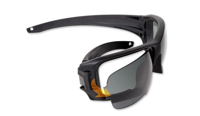 Баллистические, тактические очки ESS Rollbar Contract Subdued Logo Kit с линзами: Прозрачная / Smoke Gray Цвет оправы: Черный ESS-EE9018-02 - изображение 2
