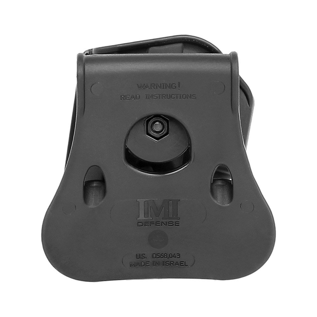 Жорстка полімерна поясна поворотна кобура IMI Defense для Walther PPX під праву руку. - зображення 2