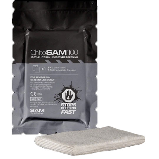 Кровоспинна губка Chito SAM Medical 7.6 см х 1.8 м - зображення 1
