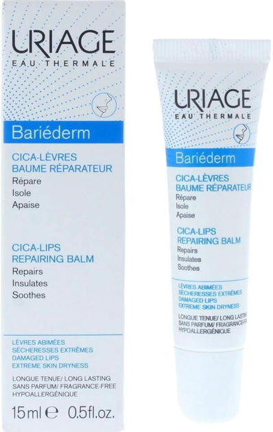 Ochronny balsam do ust Uriage Bariéderm Cica-Lips Repairing Odnawianie + Nawilżanie 15 ml (3661434005459) - obraz 2