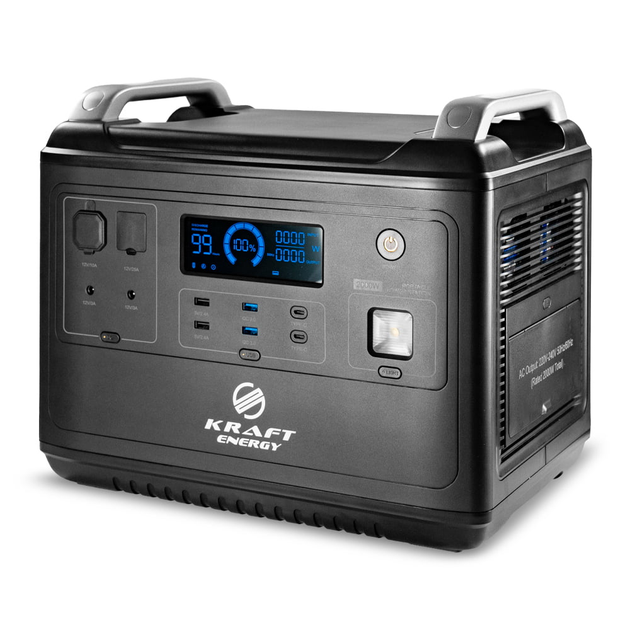 Портативный источник питания Kraft KPS-2000PGX, 2000 Вт – фото, отзывы ...