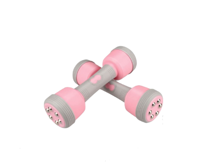 Гантели массажер Розовый Multifunctional massage dumbbells (FG22 ...