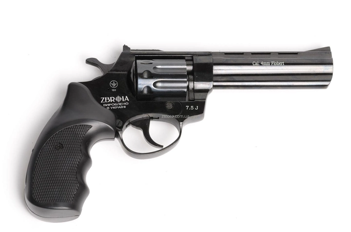 Револьвер Флобера PROFI-4.5" (чорн/ пласт) кал.4мм - изображение 2