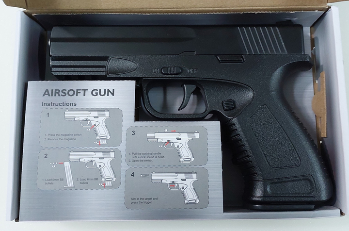 Страйкбольный пистолет Galaxy металлический G.39 (Glock) - изображение 2