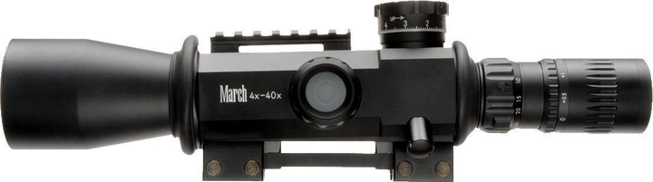 Оптичний прилад March Genesis 4х-40х52 сітка FML-3 з підсвічуванням - зображення 1