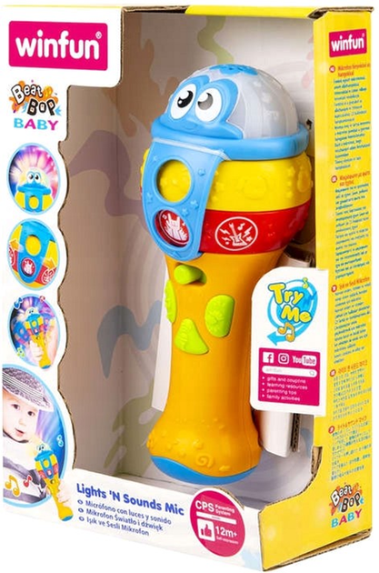 Mikrofon WinFun Smiley Play (1803) (4895038518032) - obraz 3