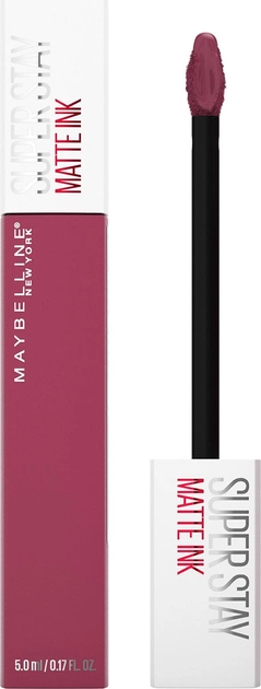 Акція на Матова рідка помада для губ Maybelline New York Super Stay Matte Ink 155 Savant 5 мл від Rozetka