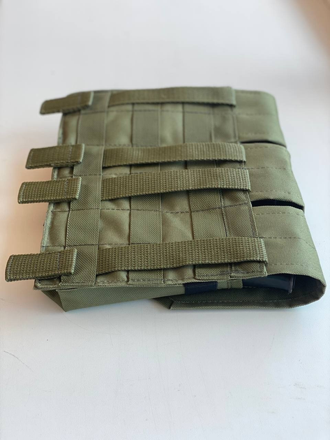 Підсумок потрійний для магазинів АК закритий з MOLLE. Колір: мультикам - зображення 1