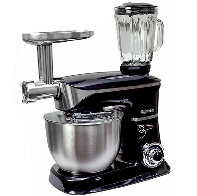 Кухонный комбайн 4200 Вт Rainberg RB-8080 тестомес мясорубка блендер ...