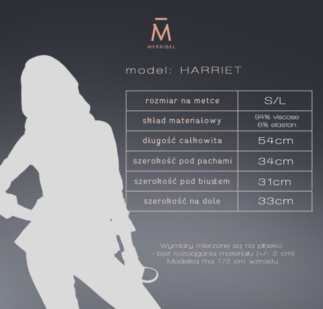 Майка жіноча Merribel Harriet S-L Біла (5902767120890) - зображення 4