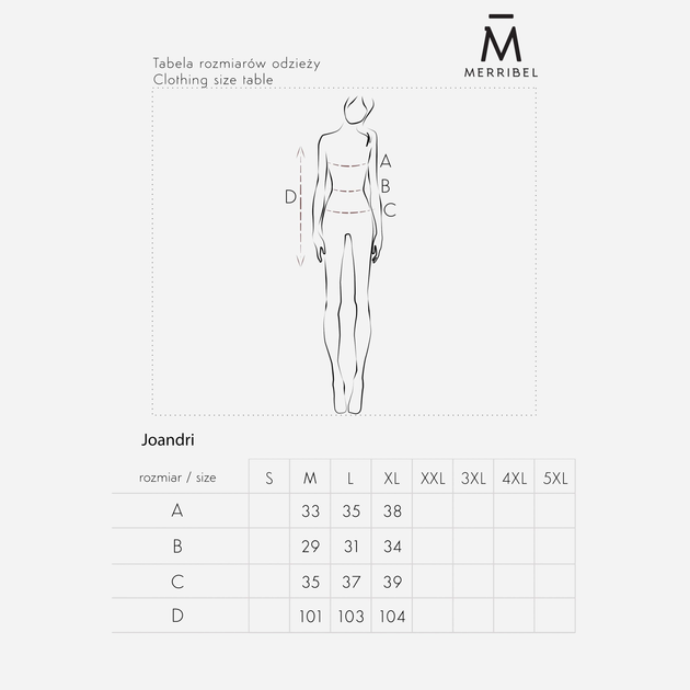 Sukienka sweterkowa damska Merribel Joandri M Czarna (5902143686620) - obraz 6