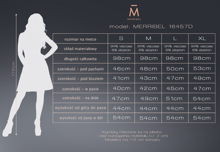 Плаття-футболка жіноче Merribel 16457D S Сіре (5903050362720) - зображення 5