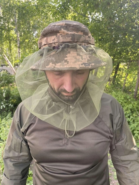 Москитная сетка на голову с затяжкой, москитные сетки от насекомых - изображение 1