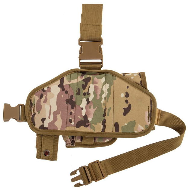 Сумка тактическая на бедро кобура тактическая Zelart Military Rangers 9107 Camouflage Multicam - изображение 2