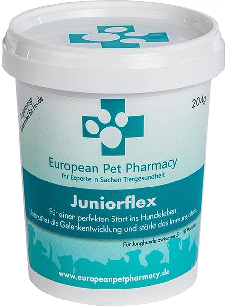 Suplement diety dla szczeniąt EUROPEAN PET PHARMACY Juniorflex 204 g (7350039352001) - obraz 3