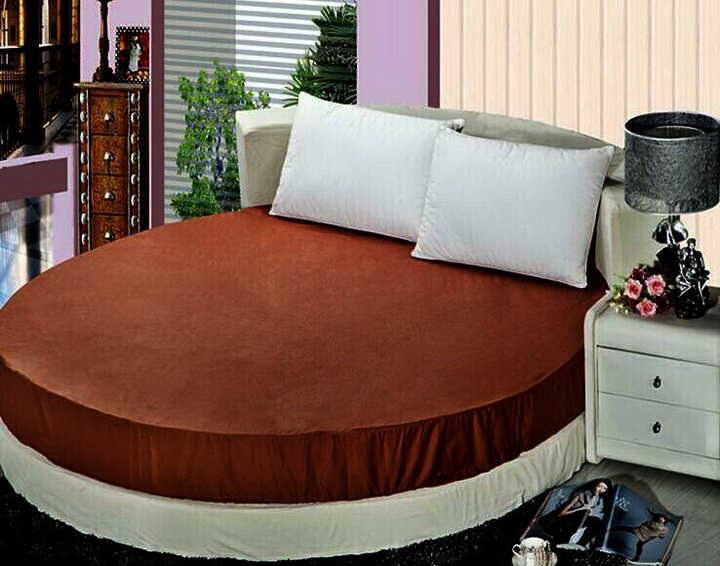 Постельное белье для круглой кровати | Купить круглую простынь, покрывало, одеяло