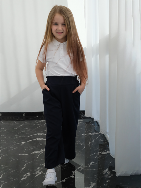 Детские брюки-кюлоты для девочки Flavien 7006/02 128 см Черные ...