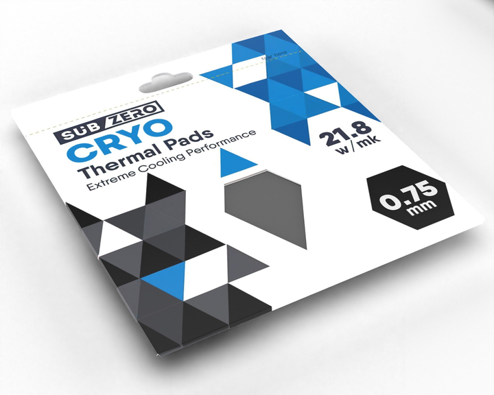 Термопрокладка SubZero CRYO 100x100x0.75 мм SubZero Thermal Pad 21.8 W/mK сіра - изображение 5