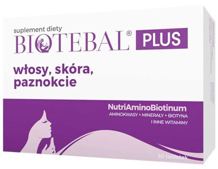 Suplement diety Biotebal Plus 30 tabletek (5903060621039) - obraz 1