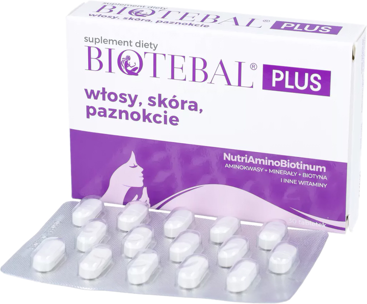Suplement diety Biotebal Plus 30 tabletek (5903060621039) - obraz 2