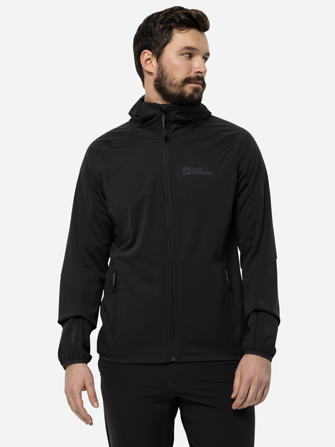 Куртка демисезонная с капюшоном мужская Jack Wolfskin Feldberg Hoody M ...