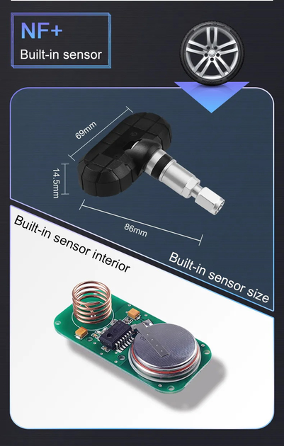 Внутренний датчик TPMS Careud - изображение 2