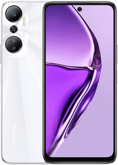 Smartfon Infinix Hot 20 (X6826B White) 6/128GB Legend White (4895180789939) - obraz 1