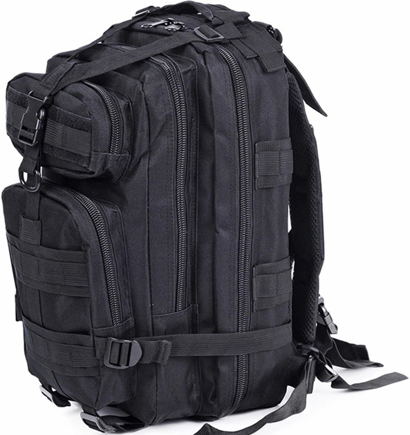 Тактический штурмовой многофункциональный рюкзак M07B , городской. Трекинговый рюкзак 45 л. Black - изображение 1