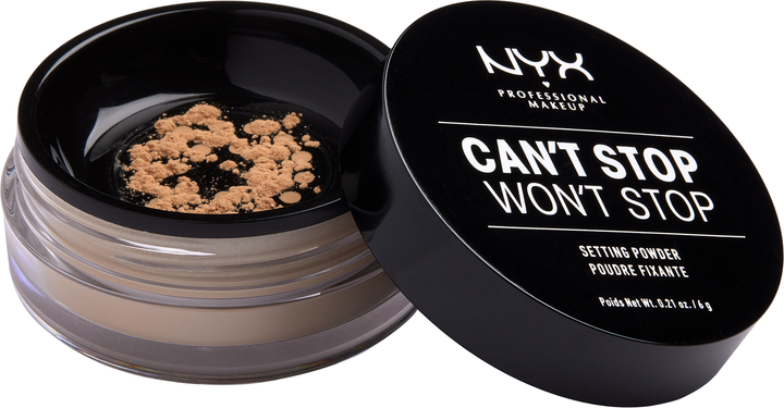 Puder wykończeniowy NYX Professional Makeup Can't Stop Won't Stop Puder utrwalający 03 Medium 6 g (800897183714) - obraz 1