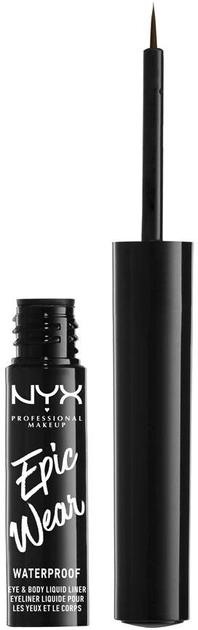 Eyeliner NYX Professional Makeup Epic Wear 02 Brązowy 3,5 g (800897197155) - obraz 1