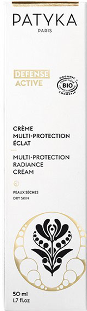 Захисний крем для сухої шкіри Patyka Defense active Multi-protection radiance cream / dry skin 50 мл (3700591900532) - зображення 1