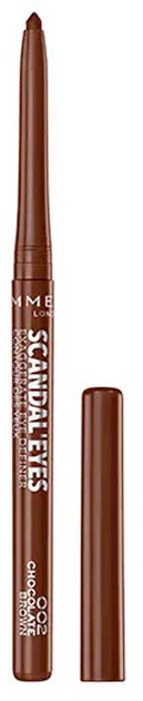 Kredka do oczu Rimmel Scandal'eyes Exaggerate Eye Definer 002 Chocolate Brown 0.35 g (3616301246428) - obraz 1