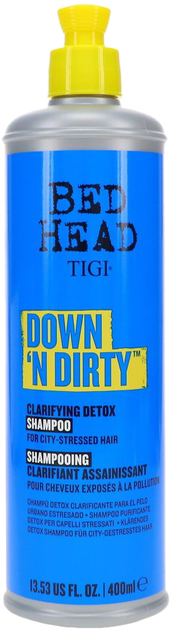 Detox szampon do włosów Tigi Bed Head Down 'N Dirty Shampoo 400 ml (615908432572) - obraz 1