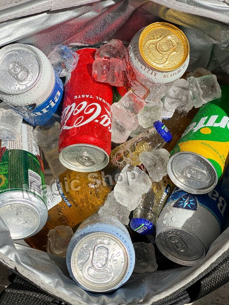 Термосумка большая 38 Л 43х26х33 см для пикника, Сумка - холодильник ...