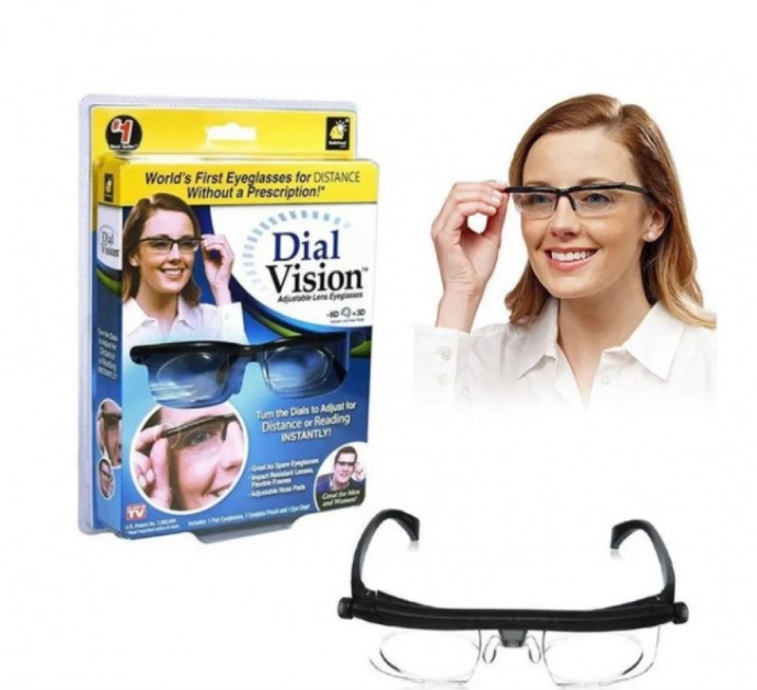 Универсальные очки для зрения с регулировкой линз Dial Vision от ...
