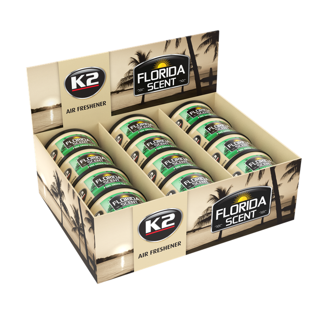 Ароматизатор для салона авто K2 Florida Scent зеленый чай 42 г (V87ZHE) - изображение 4