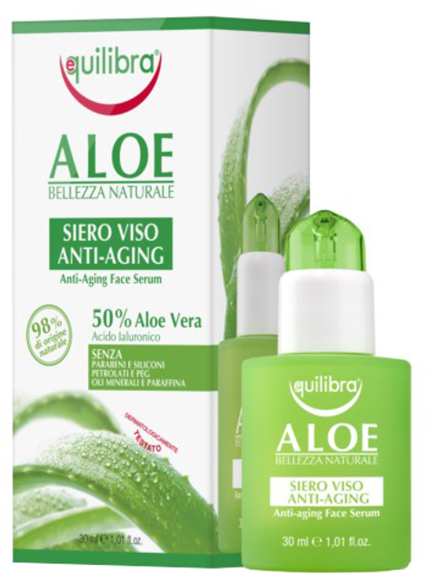 Сироватка для обличчя Equilibra Aloe з гіалуроновою кислотою 30 мл (8000137011339) - зображення 1