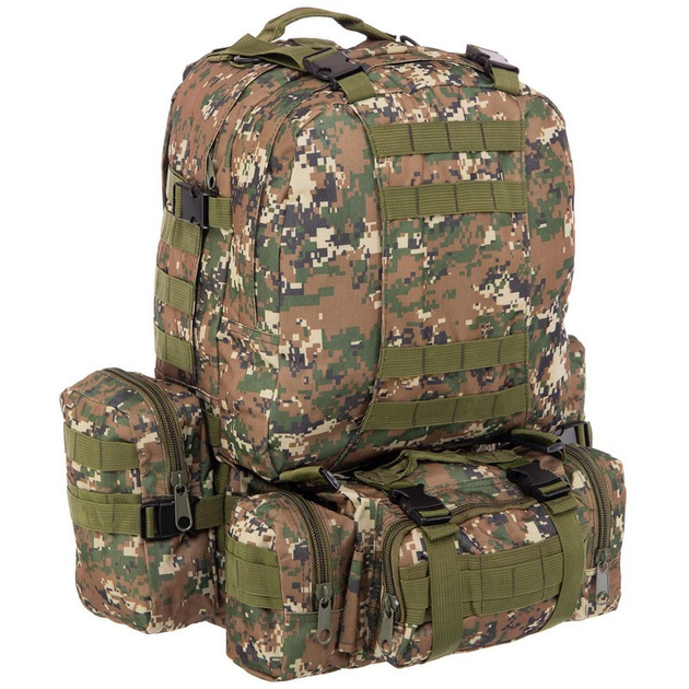 Рюкзак тактический штурмовой рейдовый SP-Sport 5504 объем 30 литров Camouflage Pixel - изображение 1