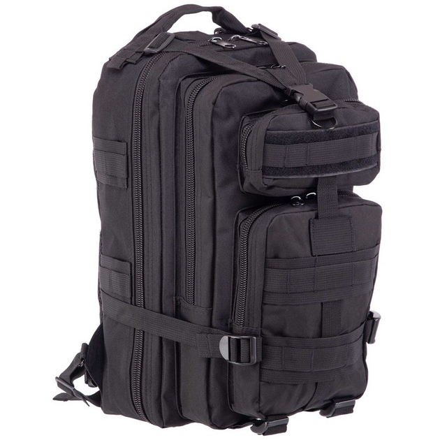 Рюкзак тактический штурмовой рейдовый SP-Sport 5502 объем 15 литров Black - изображение 1