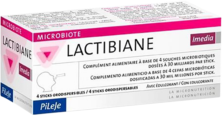 Suplement diety PiLeJe Lactibian Imedia probiotyk 4 szt. (3401528534805) - obraz 1