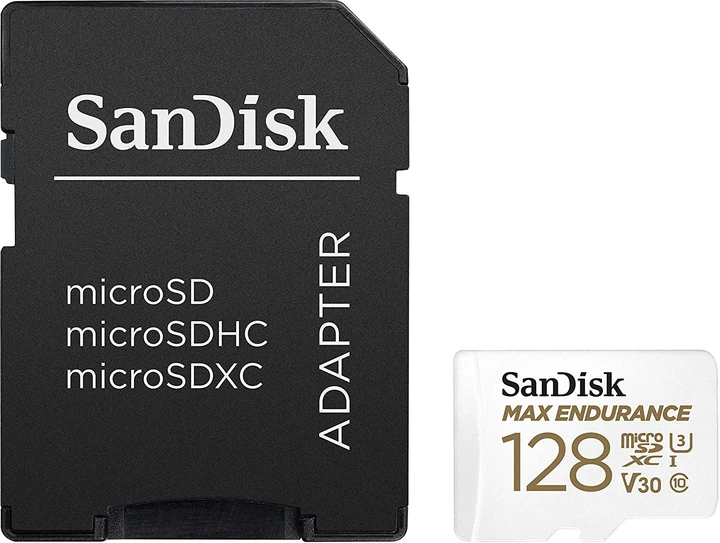 Карта пам'яті Sandisk 128GB microSDXC C10 UHS-I U3 Max Endurance (SDSQQVR-128G-GN6IA) - Фото 1 Карта пам'яті Sandisk 128GB microSDXC C10 UHS-I U3 Max Endurance (SDSQQVR-128G-GN6IA) - зображення 1