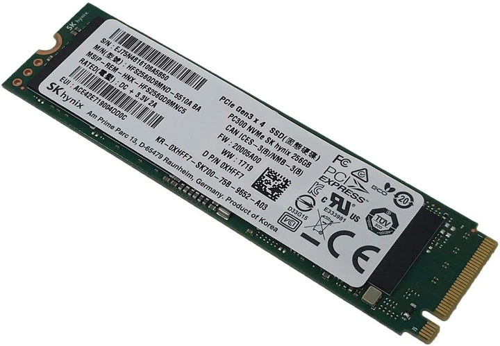 も*ふ様 SKhynix hfm256gdjtng 8310a BA (10枚) Накопитель SSD Hynix M.2 NVMe 256GB SK (HFM256GDJTNG-8310A) 250